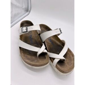 Birkenstock Betula Mia Womens Faux Leather Casual Slide Sandals